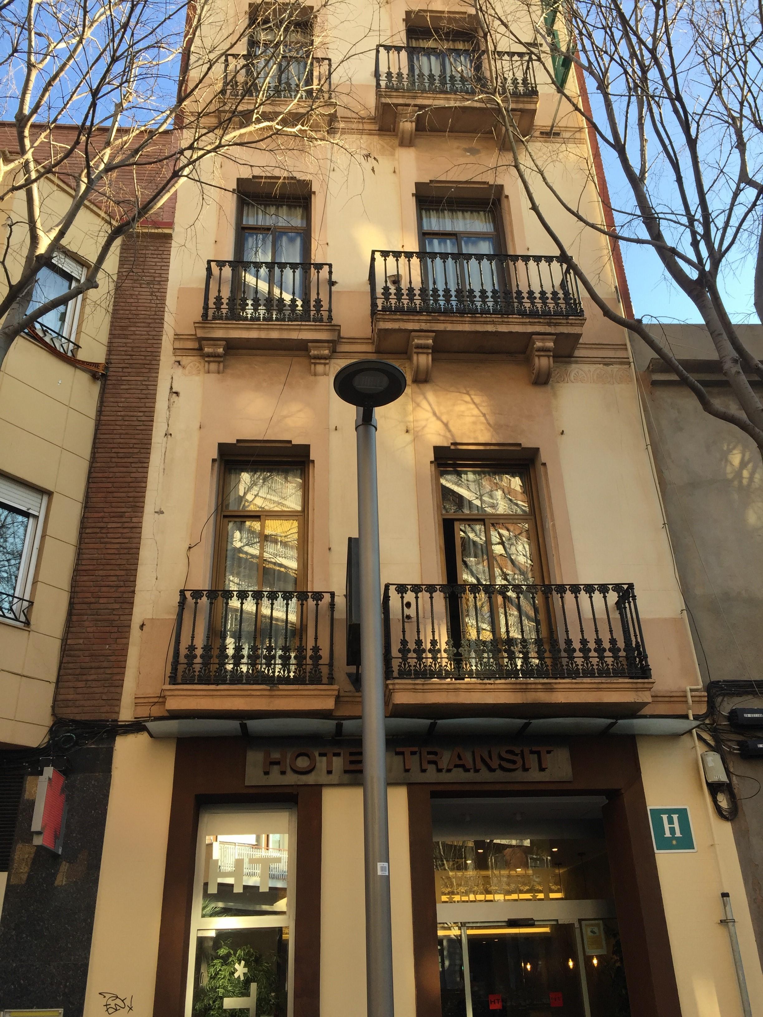 Hotel Transit Barcelona Exteriör bild